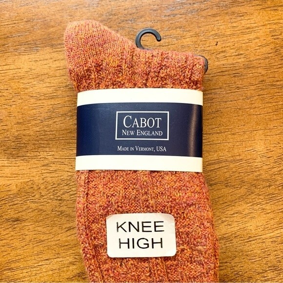 NWT Cabot New England Boho Hiking Layering Knee High Socks 9-11 - Picture 3 of 5